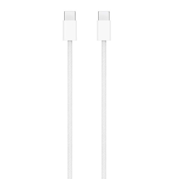 APPLE PODATKOVNI KABEL MU2G3ZM/A TYPE C NA TYPE C VTIČ ZA IPHONE 16 IN IPHONE 15 SERIJA  ORIGINAL EU BLISTER 2M 240W  PLETEN