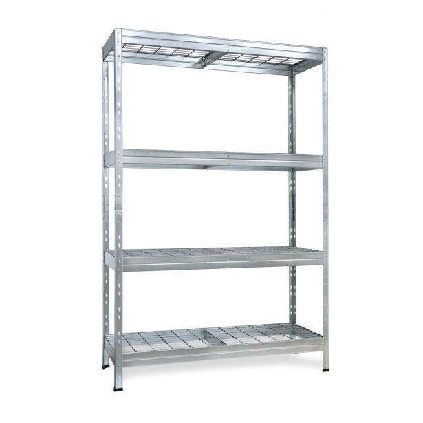 REGAL AR SHELVING 180X150X60CM 4P/300KG MREŽA GALVA