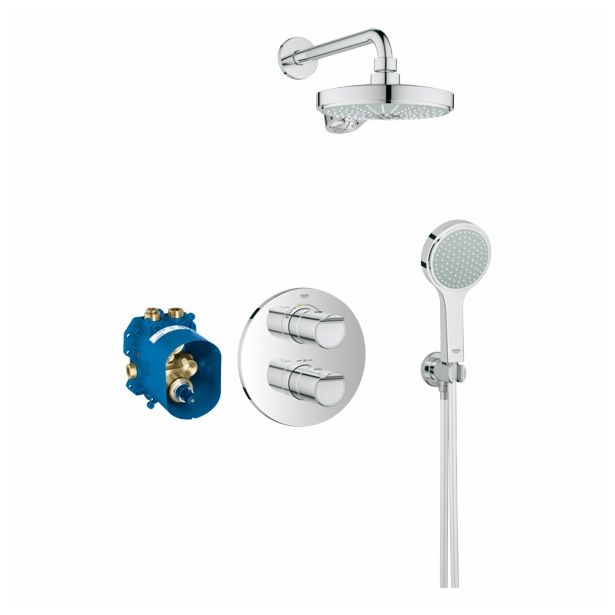 ARMATURA IN PRIKLJUČEK GROHE GROHE GROTHERM SET KOMPLE KOMP PODOM. TERM. TUŠ SET