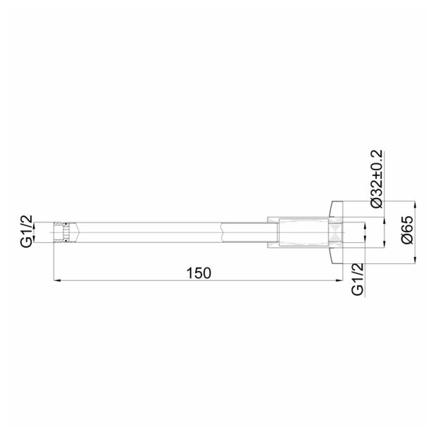KONZOLA UNITAS DRŽALO ZA NADGLAVNO PRHO STROPNO L= 150 MM