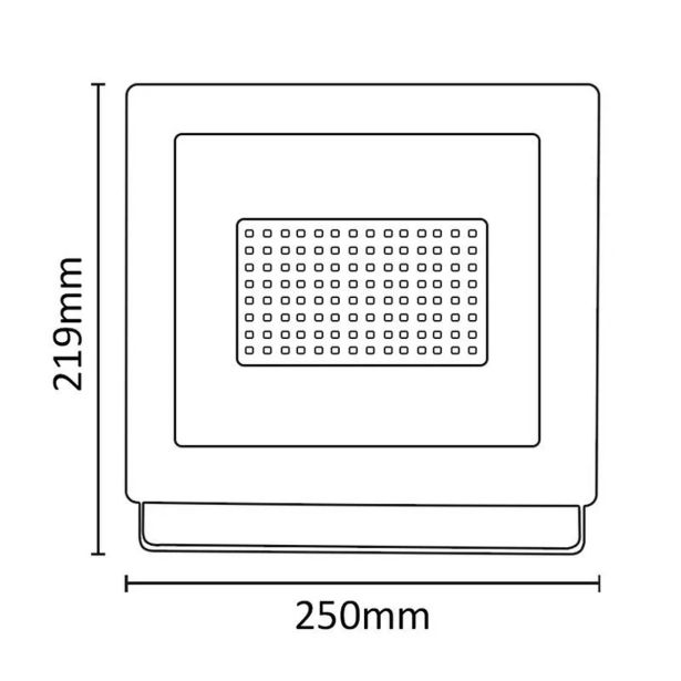 ASALITE LED REFLEKTOR 100W 4500K, 8000LM