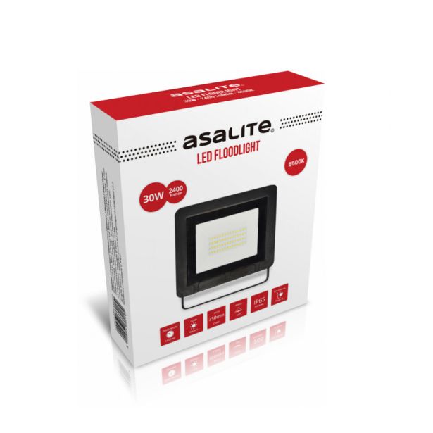ASALITE LED REFLEKTOR 30W 6500K, 2400LM