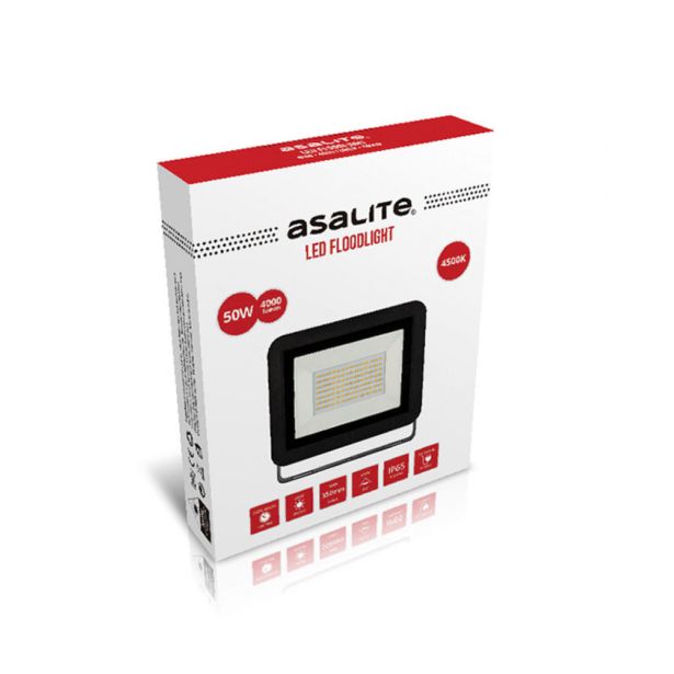 ASALITE LED REFLEKTOR 50W 4500K, 4000LM