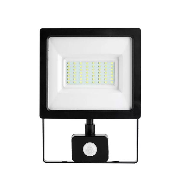 ASALITE LED REFLEKTOR 50W 6500K, 4000LM + SENZOR