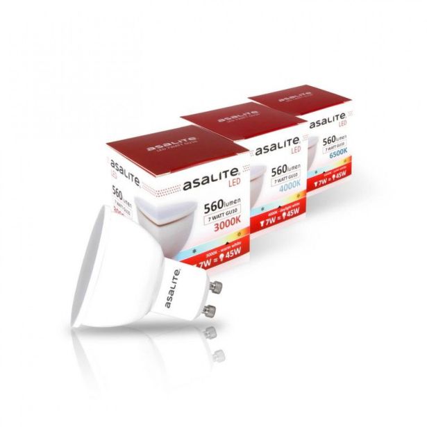 ASALITE LED SIJALKA GU10 5W 6500K 410LM