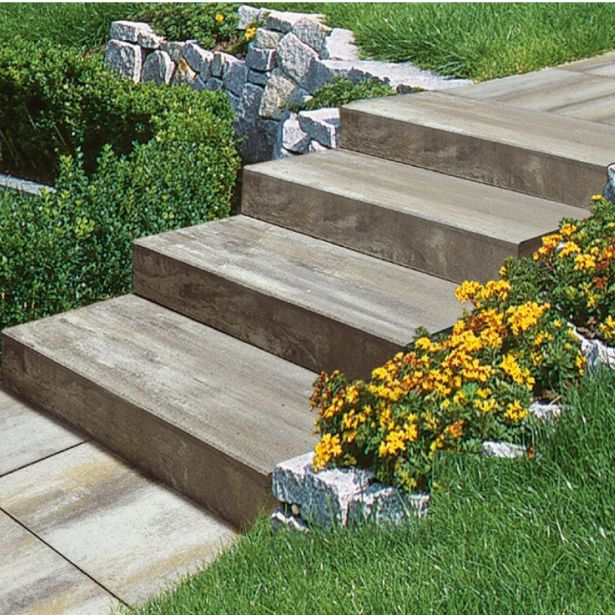 BETONSKI IZDELEK SEMMELROCK ASTI COLORI BLOCK STOPNIC 100/35/15 CM SIV RJA NIAN