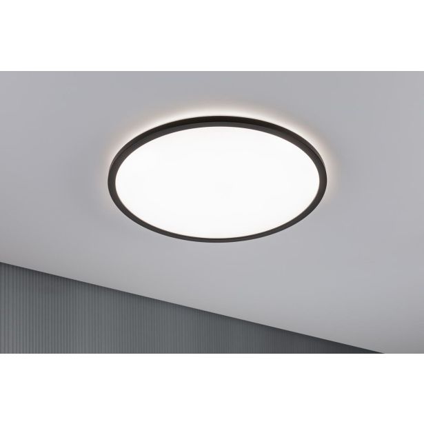LED PANEL ATRIA SHINE 22W OKROGLA ČRNA, 3STEP DIM