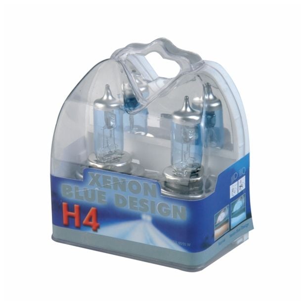 AVTOMOBILSKA ŽARNICA UNITEC H4 XENON BLUE DESIGN 12V 60/55W P43T 2X60/55W