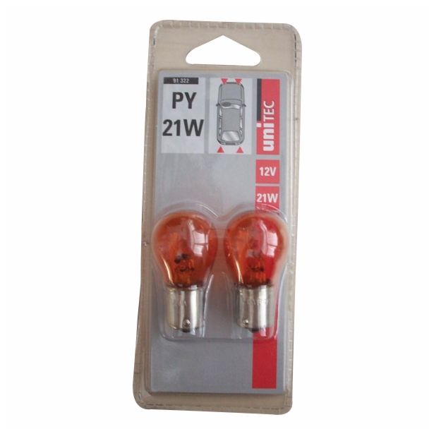 AVTOMOBILSKA ŽARNICA UNITEC UNITEC ŽARNICA PY21W 12V 2KOS