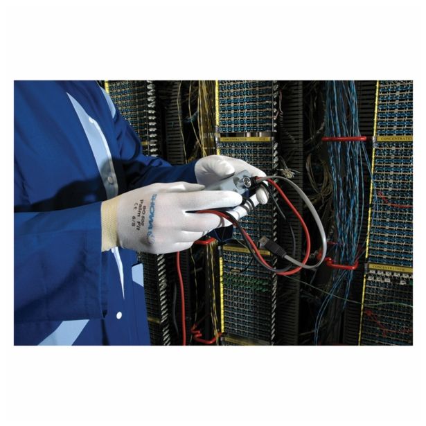 GUMENE ROKAVICE B0 500 ŠT XL/9 POLIURETAN BARVA BELA