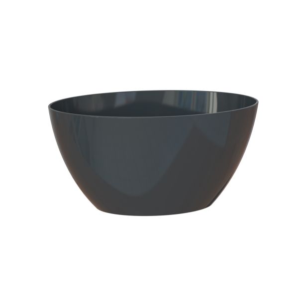 PE NOTRANJI LONEC BAHIA PLANT BOX ANTRACIT OVAL 22X13 CM