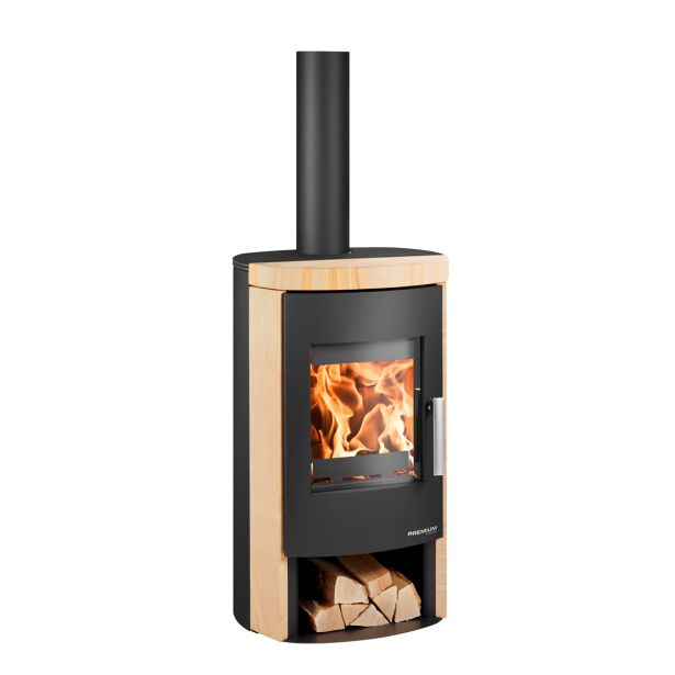 KAMINSKA PEČ HAAS+SOHN BALI EASY ČRN / WOODSTONE