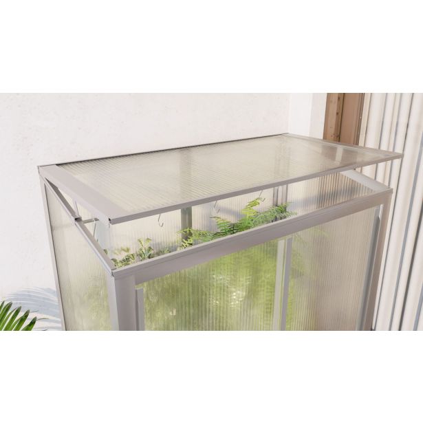 BALKONSKI RASTLINJAK VITAVIA POLIS HKP4MM STEEL FOUNDATION, ALU