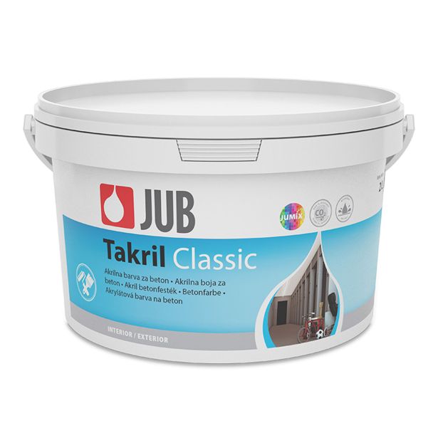 BARVA ZA BETON JUB TAKRIL CLASSIC 1001 2 L
