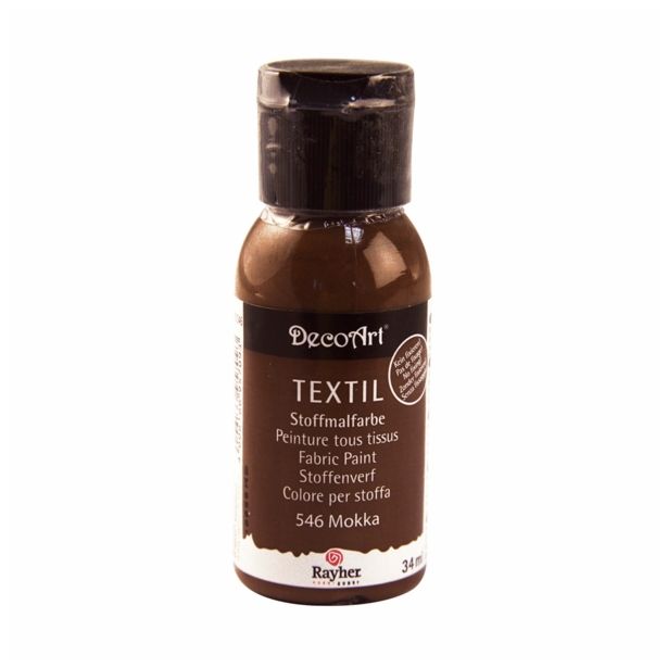 BARVA ZA TEKSTIL RAYHER 34 ML MOCHA