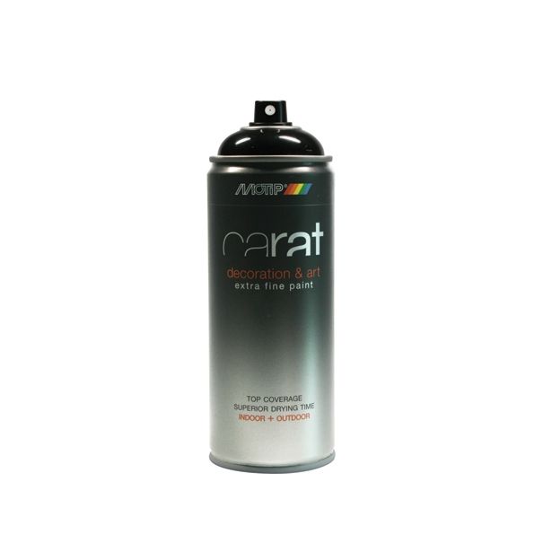 BARVNI SPREJ CARAT JET BLACK 400 ML