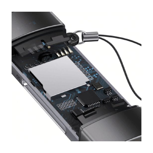 BASEUS ČITALEC SD / MICRO SD / MMC / M2 KARTIC KLJUČEK USB-A IN USB TYPE C
