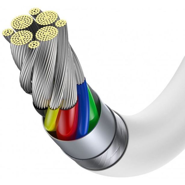 BASEUS PODATKOVNI KABEL CATYS-B02 SUPIRIOR QUICK CHARGE 100W TYPE C NA TYPE C - BEL
