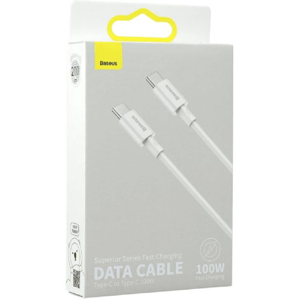 BASEUS PODATKOVNI KABEL CATYS-C02 SUPERIOR QC TYPE C 100W 2M - BEL