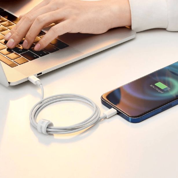 BASEUS PODATKOVNI POLNILNI KABEL CALYS-A02 LIGHTNING 1M 2,4A - BEL