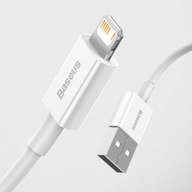BASEUS PODATKOVNI POLNILNI KABEL CALYS-A02 LIGHTNING 1M 2,4A - BEL
