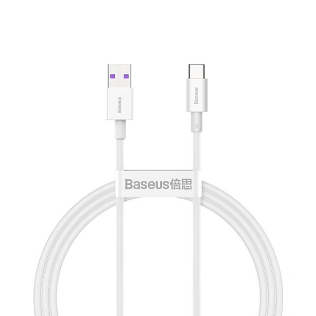 BASEUS POLNILNI KABEL CATYS-02 SUPERIOR QUICK CHARGE TYPE C 66W 1M - BEL