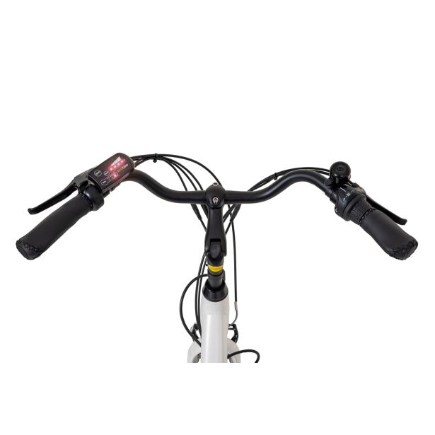 ELEKTRIČNO KOLO ECOBIKE BASIC NEXUS BELE BARVE MESTNO 71.12 CM (28")