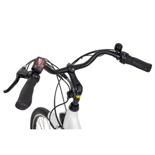 ELEKTRIČNO KOLO ECOBIKE BASIC NEXUS BELE BARVE MESTNO 71.12 CM (28")