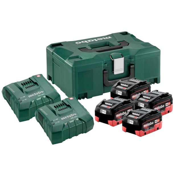 OSNOVNI SET METABO 4 X LIHD 8,0 AH + 2 X ASC ULTRA + METALOC