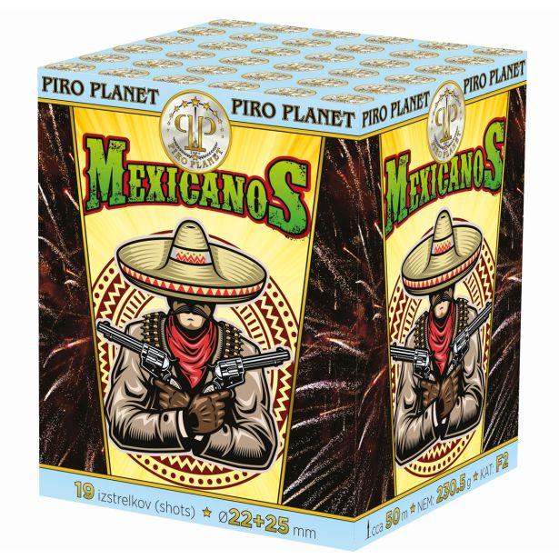 BATERIJA PIRO PLANET MEXICANOS 230.5 G / KAT. F2