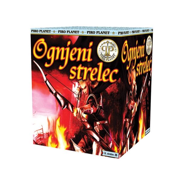 BATERIJA PIRO PLANET OGNJENI STRELEC 750 G / KAT. F3