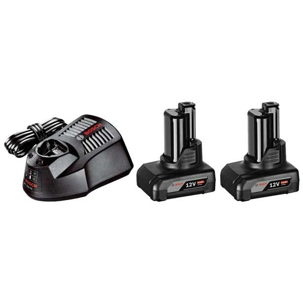 ZAČETNI KOMPLET BOSCH 2 X GBA 12V 6.0 AH + GAL 1230 CV PROFESSIONAL