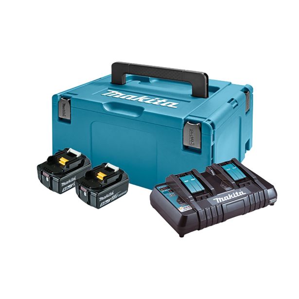 LXT POWER SET MAKITA MAKPAC TIP3, BL1850BX2, DC18RD, 197629-2