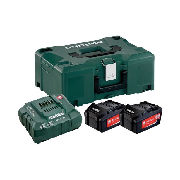 OSNOVNI SET METABO 2 X 5.2 AH + METALOC