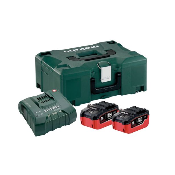 OSNOVNI SET METABO 2 X LIHD 5.5 AH + METALOC