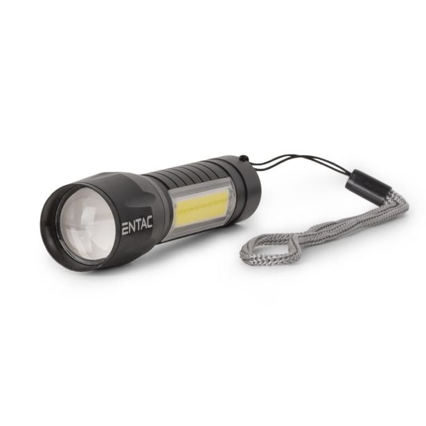 BATERIJSKA SVETILKA ENTAC 3W, USB, ZOOM