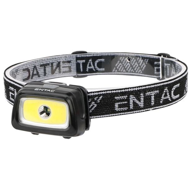 BATERIJSKA SVETILKA ENTAC 5+3W (3XAAA) ČRNA