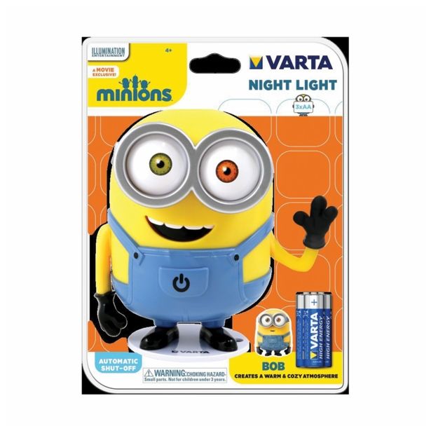 BATERIJSKA SVETILKA VARTA MINIONS NOČNA SVETILKA +3XAA