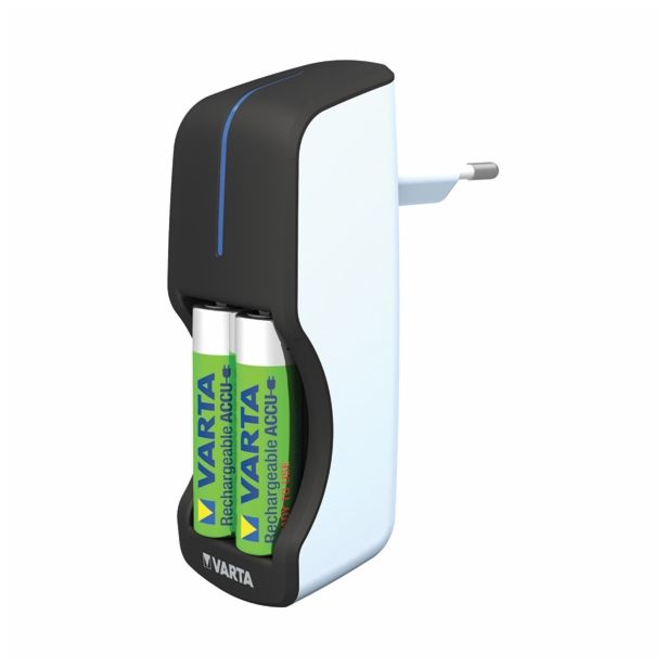 BATERIJSKI POLNILNIK VARTA MINI CHARGER + 2X AA R2U 2100MAH