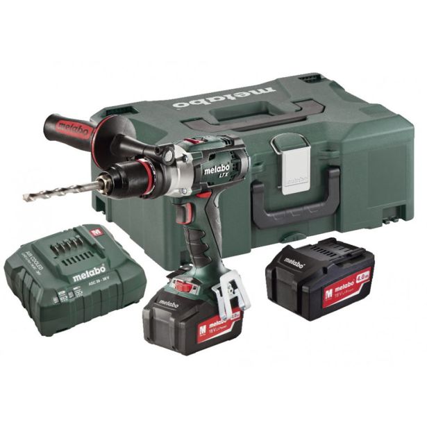 AKUMUL. UDARNI VRTALNIK METABO SB 18 LTX IMPULS Z BATERIJSKIM PAKETOM IN POLNILCEM