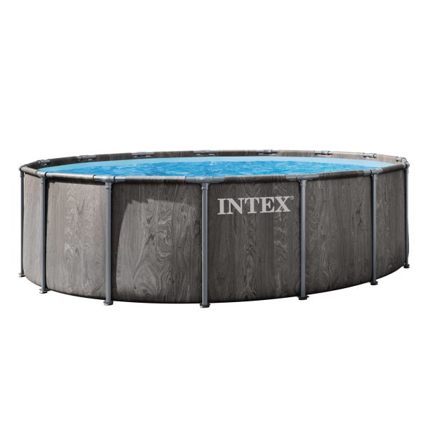 BAZEN S KOVINSKO KONSTRU. INTEX PRISM FRAME 457X122 CM GREYWOOD