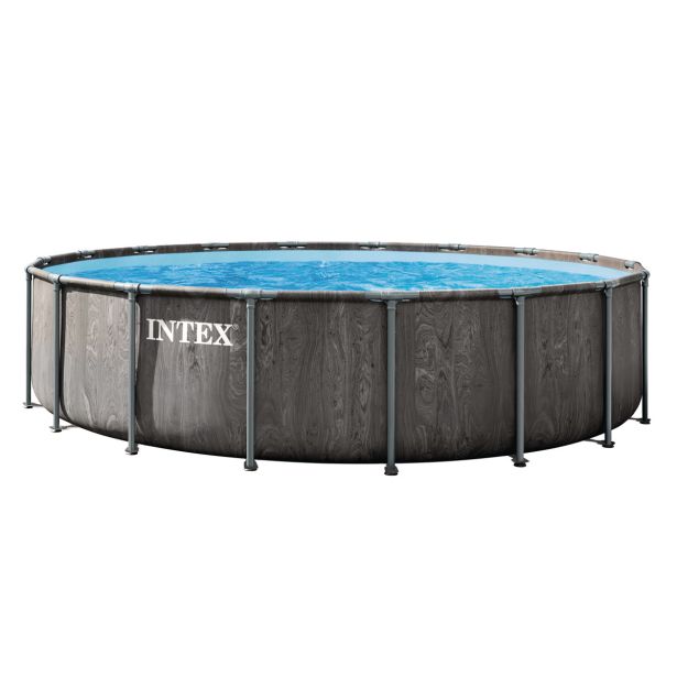BAZEN S KOVINSKO KONSTRU. INTEX PRISM FRAME 549X122 CM GREYWOOD