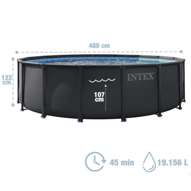 BAZEN S KOVINSKO KONSTRU. INTEX ULTRA FRAME 488X122 CM XTR