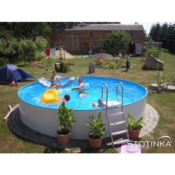 BAZEN SET BALI 4,2X1,2 M; FOLIJA 0,75 DEL STANDARD ENOBARVNA
