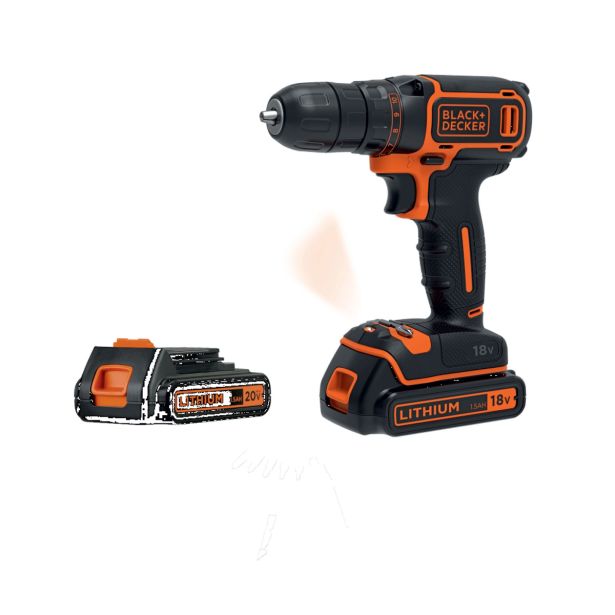 AKUMULATORSKI VRTALNIK BLACK & DECKER BDCDC18B