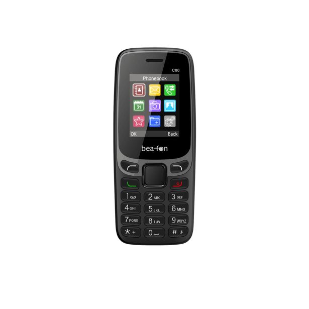 BEAFON C80 TELEFON NA TIPKE - ČRN