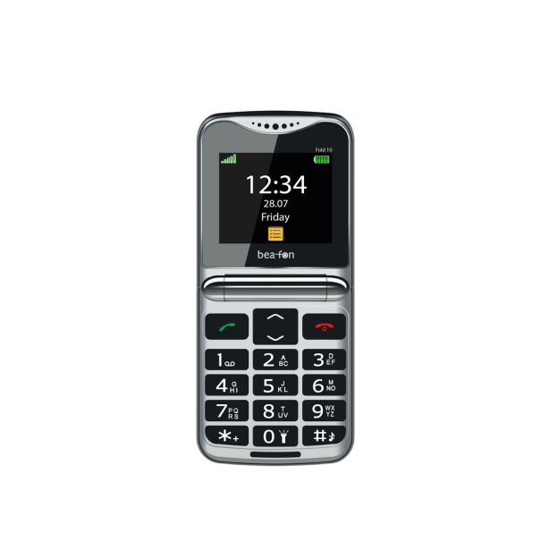 BEAFON FOLD 10 (2G) TELEFON NA TIPKE ZA STAREJŠE - ČRN