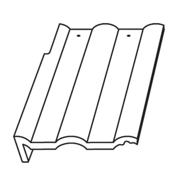 BETONSKA KRITINA BRAMAC KL INOVATIV KRAJNIK LEVI RDEČE RJAV