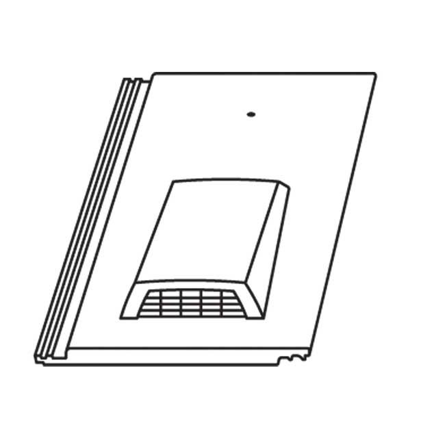 BETONSKA KRITINA BRAMAC TEGALIT STAR ZRAČNIK BRILJANTNO ČRN