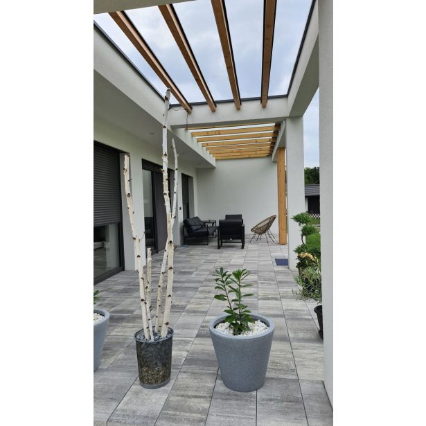 BETONSKA PLOŠČA SEMMELROCK ASTI COLORI PLOŠČA 60/30/5 CM, GRAFITNO BELA